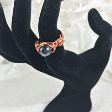 Load image into Gallery viewer, Hematite Wire Wrapped Rings
